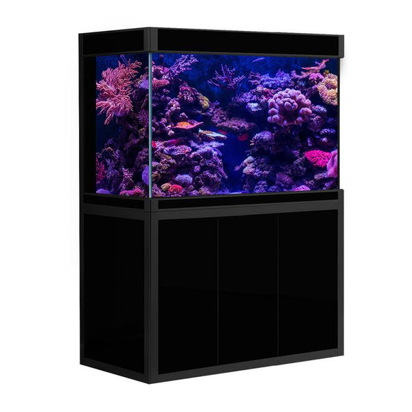 AquaDream 175 Gallon All Black Fish Tank Aquarium AD 1560 ABK Mancave King